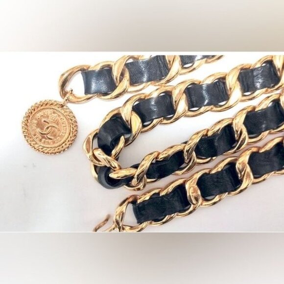 Chanel Jumbo Chain Belt Runway Medallion Necklace - Picture 6 of 11
